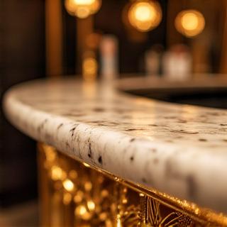 Dettaglio del Bar in stile anni 20